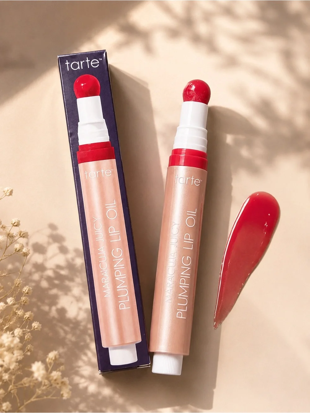 tarte Maracuja Juicy Plumping Lip Oil — Cherry